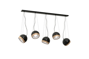 Lampa wisząca OVAL BLACK 5xE27