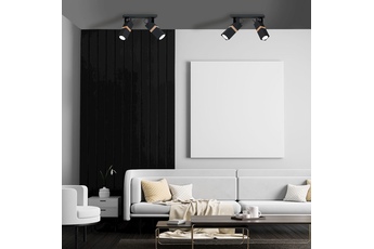 Lampa sufitowa VIDAR BLACK 2xGU10