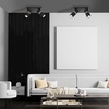 Lampa sufitowa VIDAR BLACK 2xGU10