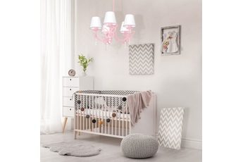 Żyrandol CHARLOTTE PINK 5xE14