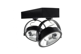 Oprawa natynkowa LUGAR BLACK 2xAR111 GU10