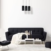 Lampa wisząca JIM BLACK 3xE27