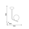 Lampa sufitowa CARINA 1xE14