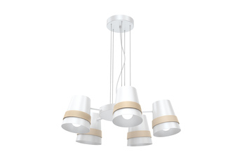 Lampa wisząca VENEZIA WHITE 5xE27
