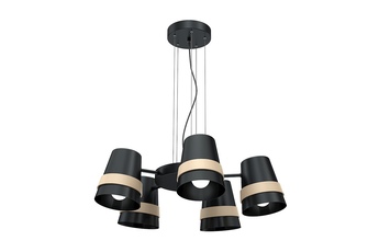 Lampa wisząca VENEZIA BLACK 5xE27