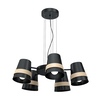 Lampa wisząca VENEZIA BLACK 5xE27