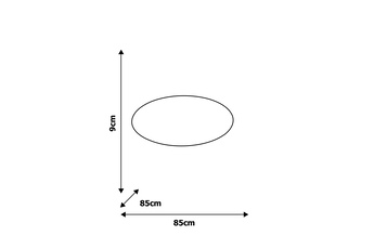 Plafon FILO 100W LED Ściemnialny+ Pilot