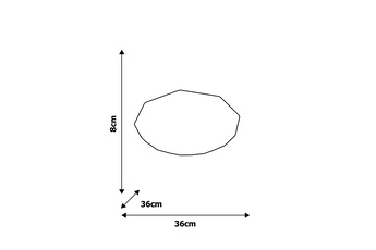 Plafon HEX 16W LED