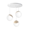 Lampa wisząca SFERA WOOD 3xE14