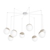 Lampa wisząca SFERA WOOD 8xE14