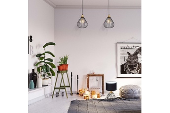 Lampa wisząca KANE BLACK 1xE27