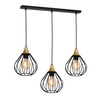 Lampa wisząca KANE BLACK 3xE27