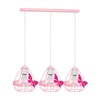 Lampa wisząca KAGO PINK 3XE27