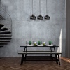 Lampa wisząca CORONA BLACK 3xE27