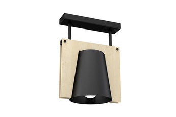 Lampa sufitowa NOAH BLACK 1xE27
