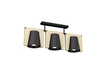 Lampa sufitowa NOAH BLACK 3xE27