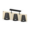 Lampa sufitowa NOAH BLACK 3xE27