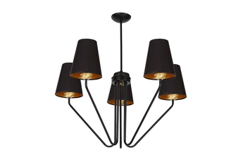 Żyrandol VICTORIA BLACK 5xE27