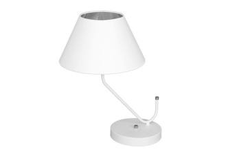 Lampa stołowa VICTORIA WHITE 1xE27