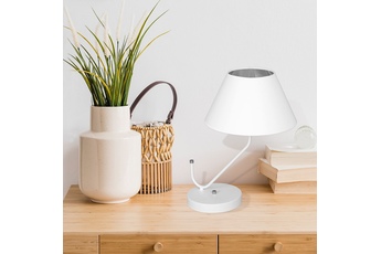 Lampa stołowa VICTORIA WHITE 1xE27