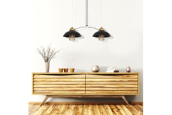 Lampa wisząca BJORN BLACK 2xE27