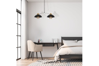 Lampa wisząca BJORN BLACK 2xE27