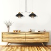 Lampa wisząca BJORN BLACK 2xE27
