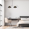 Lampa wisząca BJORN BLACK 2xE27