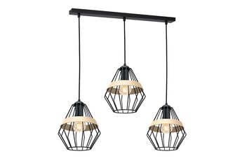 Lampa wisząca CLIFF BLACK 3xE27