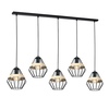 Lampa wisząca CLIFF BLACK 5xE27