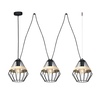 Lampa wisząca CLIFF BLACK 3xE27