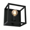 Kinkiet CAGE BLACK 1xE27