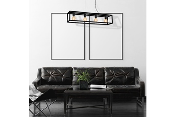 Lampa wisząca CAGE BLACK 4xE27