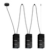 Lampa wisząca OWEN BLACK 3xE27