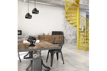 Lampa stołowa CORONA BLACK 1xE27