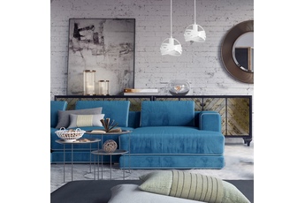 Lampa wisząca CORONA WHITE 1xE27
