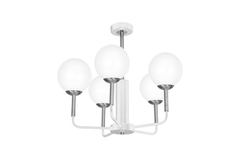 Żyrandol GENEVA WHITE 5xE14
