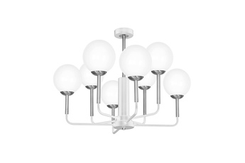 Żyrandol GENEVA WHITE 8xE14