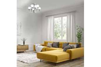 Żyrandol GENEVA WHITE 8xE14