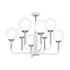 Żyrandol GENEVA WHITE 8xE14