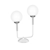 Lampa stołowa GENEVA WHITE 2xE14
