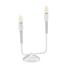 Lampa stołowa REX WHITE 2xE14