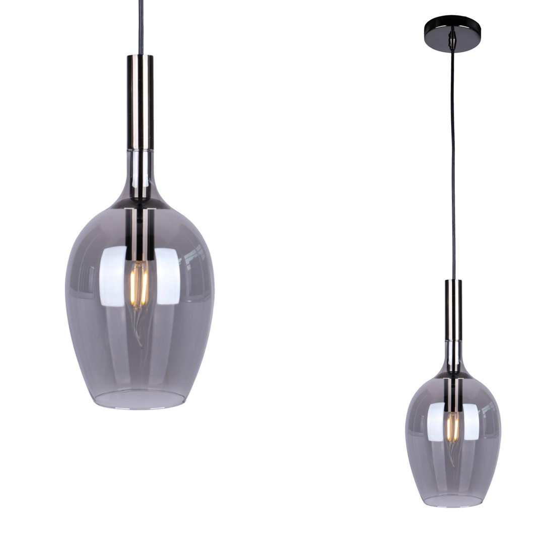 Lampa wisząca TANGO SMOKED 1xE14