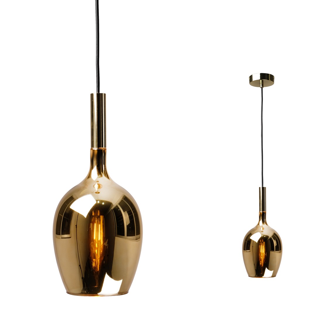 Lampa wisząca TANGO GOLD 1xE14