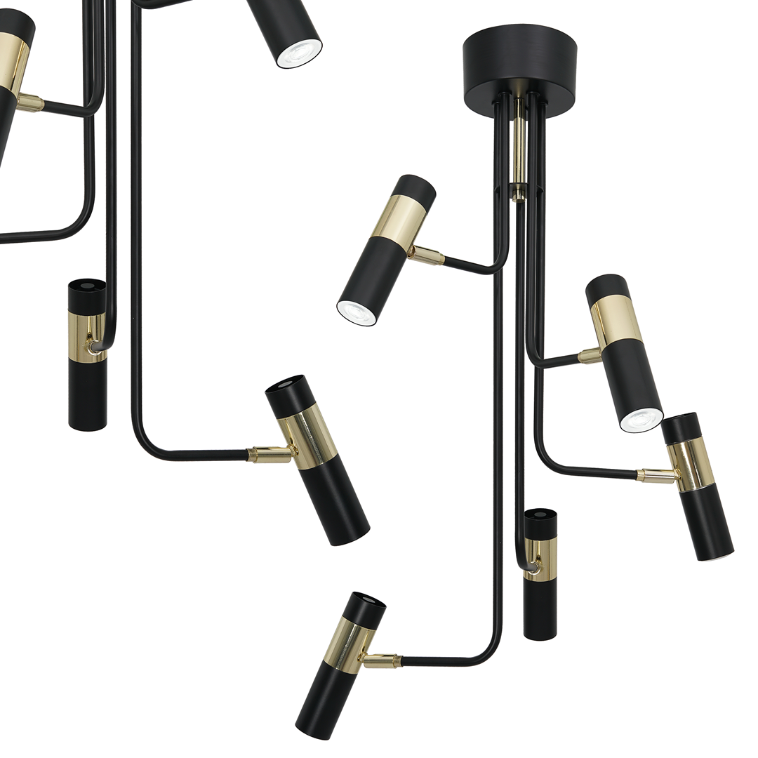 Lampa sufitowa DALLAS GOLD 5xGU10