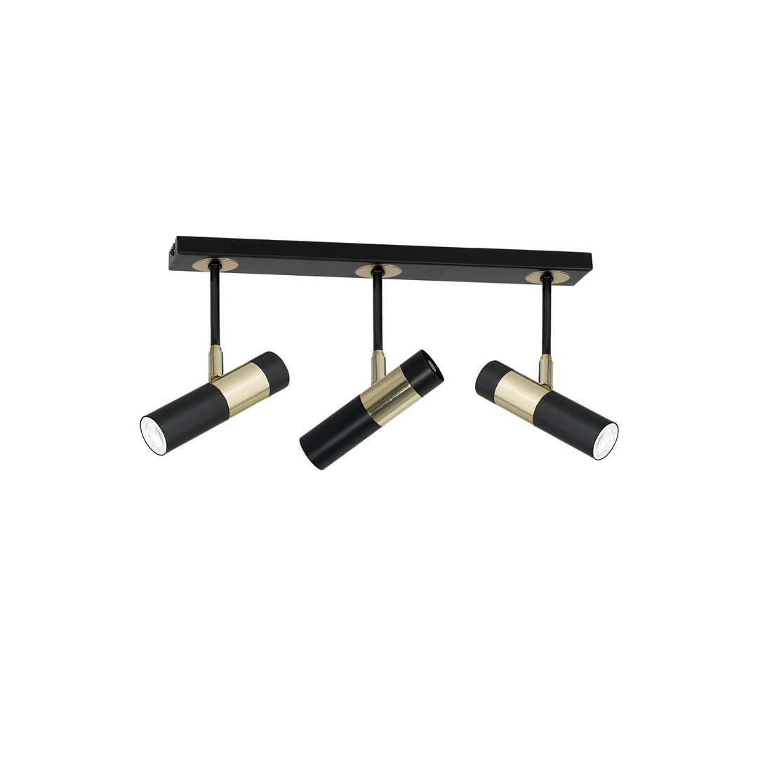 Lampa sufitowa DALLAS GOLD 3xGU10 Listwa