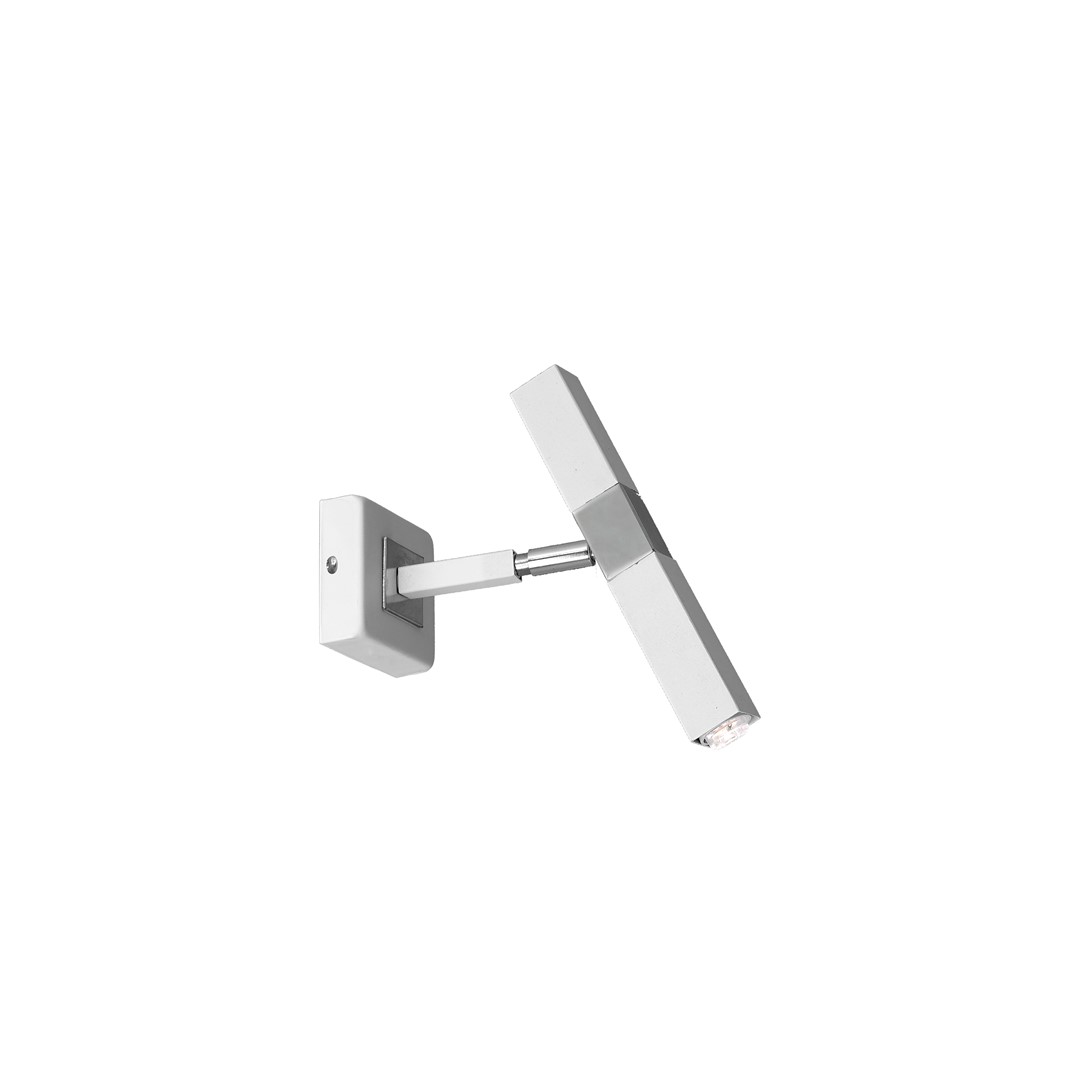 Kinkiet CASTRO WHITE / CHROME 1xG9