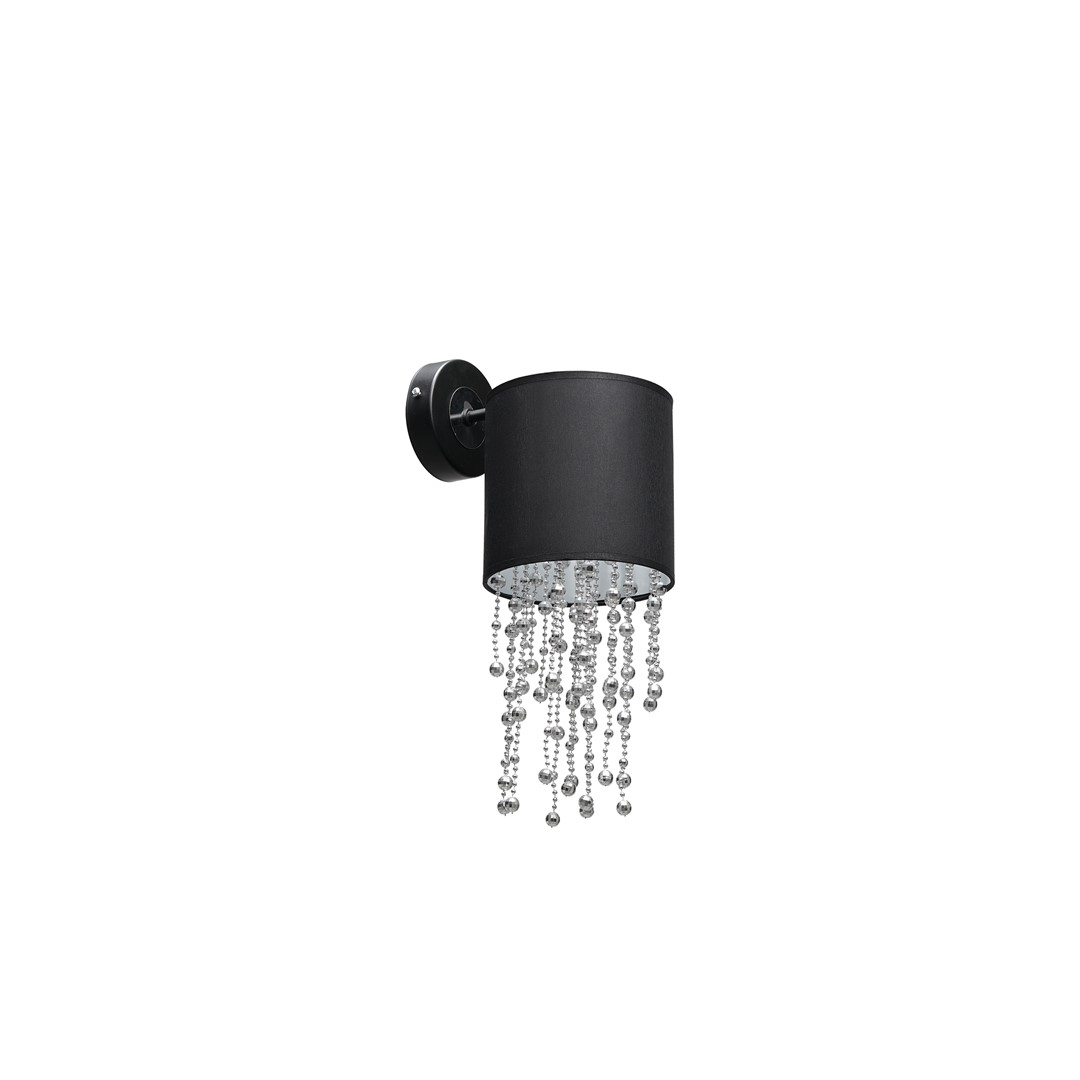 Kinkiet ALMERIA BLACK/CHROME 1xE27
