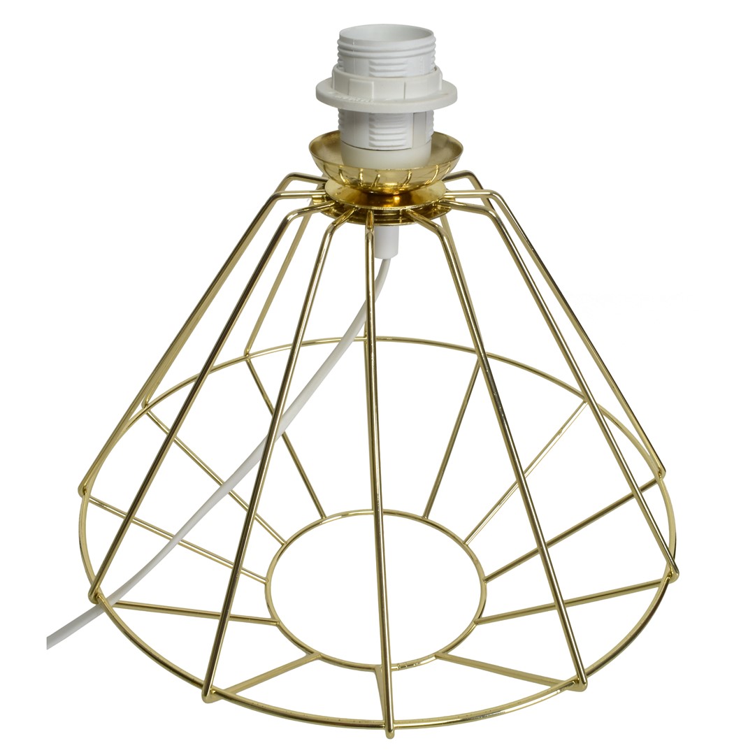 Lampa stojąca LUPO WITE/GOLD 1xE27