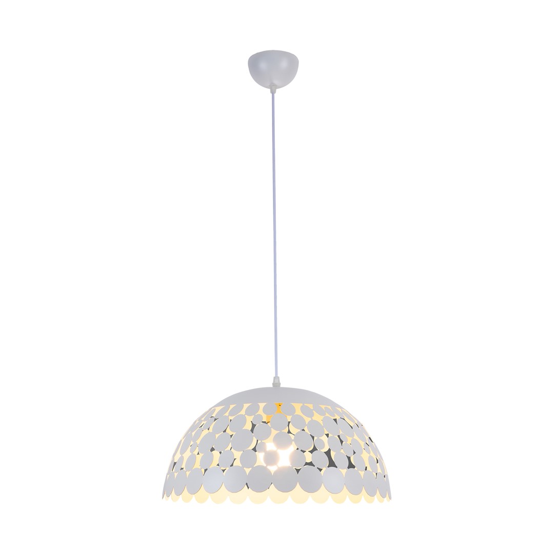 Lampa wisząca LISA WHITE 1xE27 40cm